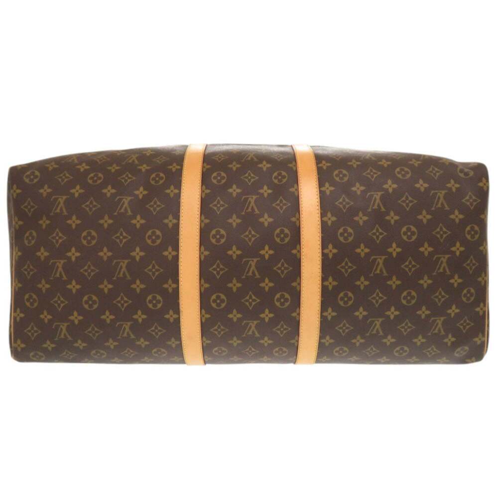 LOUIS VUITTON Authentic Brown Monogram Keepall 60 Boston Bag - Picture 3 of 10